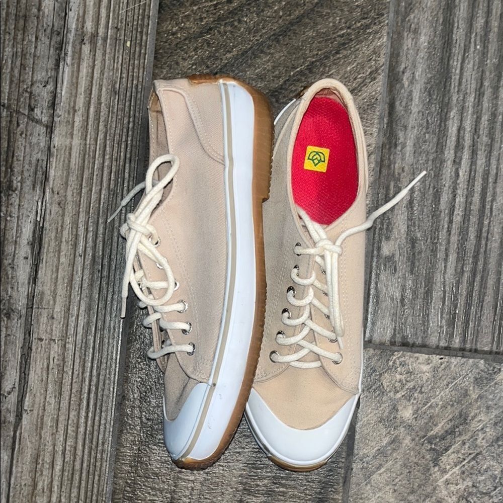 Cole Haan Beige and White Women's Sneakers